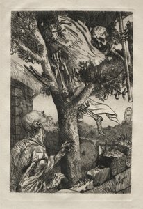 死者中的死亡。 作者 阿方斯·莱格罗斯（Alphonse Legros）
