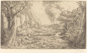景观 作者 阿方斯·莱格罗斯（Alphonse Legros）