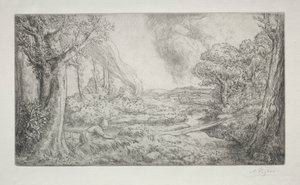 景观 作者 阿方斯·莱格罗斯（Alphonse Legros）