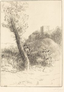 景观设计。 作者 阿方斯·莱格罗斯（Alphonse Legros）