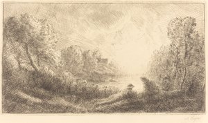 景观: 日出 作者 阿方斯·莱格罗斯（Alphonse Legros）
