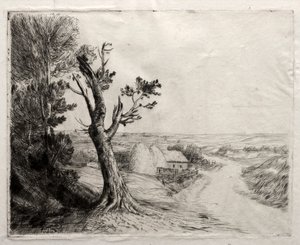草垛景观 作者 阿方斯·莱格罗斯（Alphonse Legros）