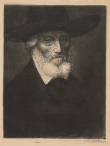 托马斯-卡莱尔大幅肖像 作者 阿方斯·莱格罗斯（Alphonse Legros）
