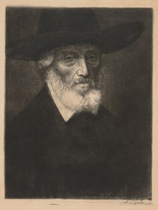 托马斯·卡莱尔的画像。 作者 阿方斯·莱格罗斯（Alphonse Legros）