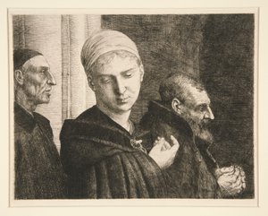 洗礼 作者 阿方斯·莱格罗斯（Alphonse Legros）