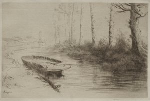 运河：晨曦效应 作者 阿方斯·莱格罗斯（Alphonse Legros）