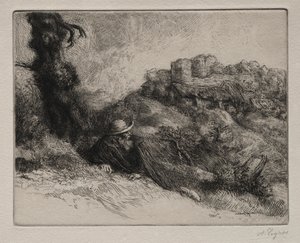 复仇者城堡 作者 阿方斯·莱格罗斯（Alphonse Legros）