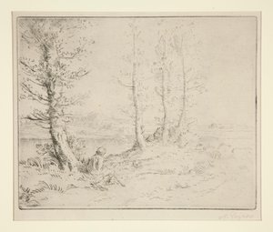 里夫长廊 作者 阿方斯·莱格罗斯（Alphonse Legros）