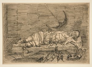 Le Puits et le Pendule, No 1（《坑与摆》，第 1 号） 作者 阿方斯·莱格罗斯（Alphonse Legros）