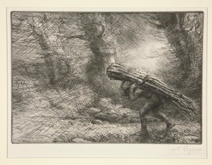 返回肖米尔 作者 阿方斯·莱格罗斯（Alphonse Legros）