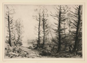 大运河 作者 阿方斯·莱格罗斯（Alphonse Legros）