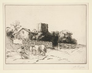 教区围墙 作者 阿方斯·莱格罗斯（Alphonse Legros）