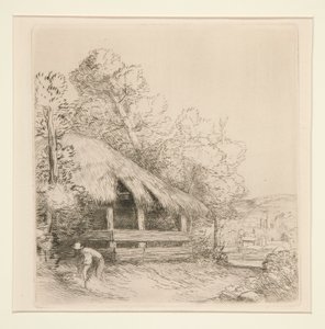 小棚屋（Le petit hangar） 作者 阿方斯·莱格罗斯（Alphonse Legros）