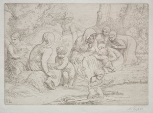 勒特。 作者 阿方斯·莱格罗斯（Alphonse Legros）