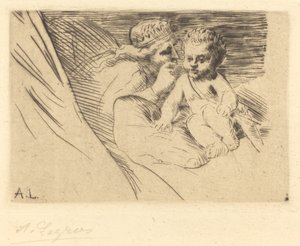 玛布和丘比特 玛布和丘比特。 作者 阿方斯·莱格罗斯（Alphonse Legros）