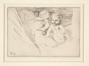 Mab et Cupidon（《玛布与丘比特） 作者 阿方斯·莱格罗斯（Alphonse Legros）