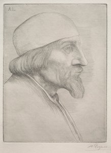 戴头巾的男人 作者 阿方斯·莱格罗斯（Alphonse Legros）