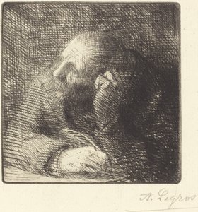 冥想啦冥想。 作者 阿方斯·莱格罗斯（Alphonse Legros）