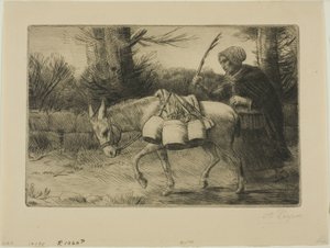挤奶女工 作者 阿方斯·莱格罗斯（Alphonse Legros）