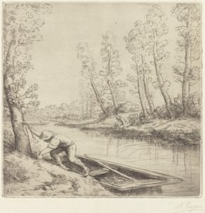 河畔的早晨 作者 阿方斯·莱格罗斯（Alphonse Legros）
