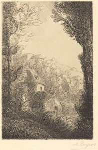 古堡 作者 阿方斯·莱格罗斯（Alphonse Legros）
