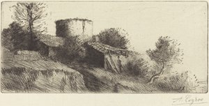 鸽子塔 作者 阿方斯·莱格罗斯（Alphonse Legros）