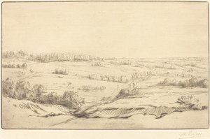 平原（La plaine） 作者 阿方斯·莱格罗斯（Alphonse Legros）
