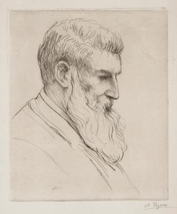 克雷伯-安格斯肖像 作者 阿方斯·莱格罗斯（Alphonse Legros）