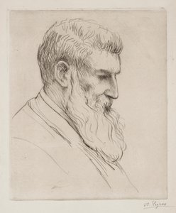 克拉比安格斯的画像。 作者 阿方斯·莱格罗斯（Alphonse Legros）