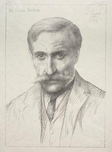 路易斯-文特拉斯博士肖像 作者 阿方斯·莱格罗斯（Alphonse Legros）