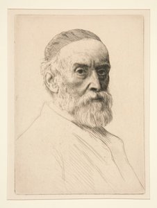 G.F. Watts 肖像（R.A.） 作者 阿方斯·莱格罗斯（Alphonse Legros）
