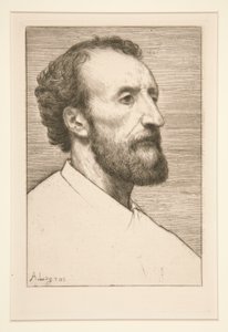 儒勒-达卢肖像 作者 阿方斯·莱格罗斯（Alphonse Legros）