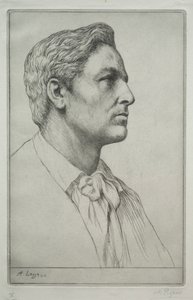 查尔斯·霍尔罗伊德爵士的肖像。 作者 阿方斯·莱格罗斯（Alphonse Legros）