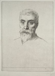 马克西姆爵士肖像 作者 阿方斯·莱格罗斯（Alphonse Legros）