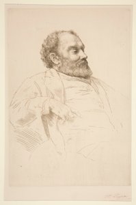瓦尔-普林塞普肖像，R.A. 作者 阿方斯·莱格罗斯（Alphonse Legros）