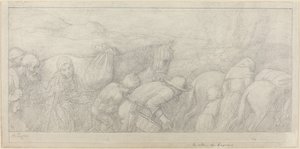 农民的回归。 作者 阿方斯·莱格罗斯（Alphonse Legros）