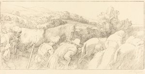 农民的回归 Le retour des paysans. 作者 阿方斯·莱格罗斯（Alphonse Legros）