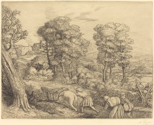 回到农场(Le retour a la ferme) 作者 阿方斯·莱格罗斯（Alphonse Legros）