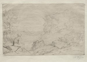 岩石。 作者 阿方斯·莱格罗斯（Alphonse Legros）