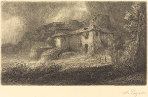 城堡遗址 作者 阿方斯·莱格罗斯（Alphonse Legros）