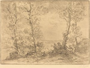 鲑鱼-费舍尔-萨乌蒙（Le pecheur du saumon）。 作者 阿方斯·莱格罗斯（Alphonse Legros）