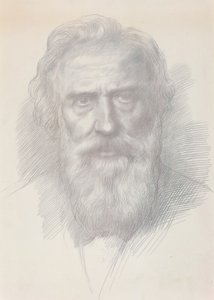自画像 作者 阿方斯·莱格罗斯（Alphonse Legros）