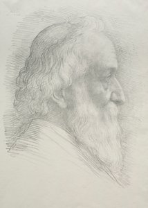自画像第十板。 作者 阿方斯·莱格罗斯（Alphonse Legros）