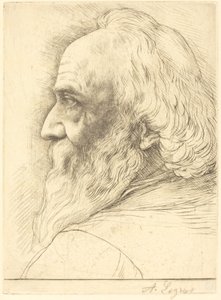 自画像》，第12版。 作者 阿方斯·莱格罗斯（Alphonse Legros）