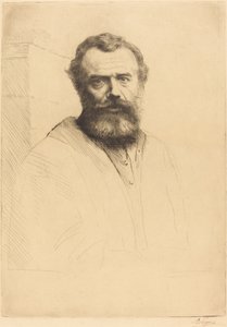 自画像》，第三版 作者 阿方斯·莱格罗斯（Alphonse Legros）