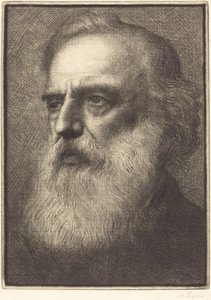 自画像》，第4版。 作者 阿方斯·莱格罗斯（Alphonse Legros）