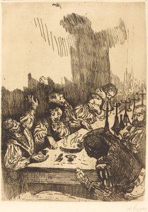 暗影迷踪。 作者 阿方斯·莱格罗斯（Alphonse Legros）