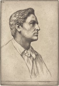 查尔斯-霍罗伊德爵士。 作者 阿方斯·莱格罗斯（Alphonse Legros）