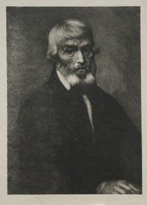 托马斯-卡莱尔小像 作者 阿方斯·莱格罗斯（Alphonse Legros）