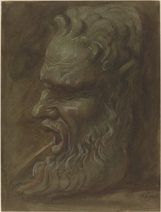 面具的研究 作者 阿方斯·莱格罗斯（Alphonse Legros）